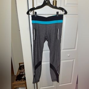 Lululemon reflective run leggings size 4